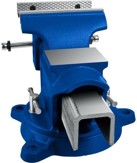 Тиски, струбцины, наковальни, верстаки: Высокоточные слесарные тиски Зубр Профессионал 150 мм [32703-150] фотографии