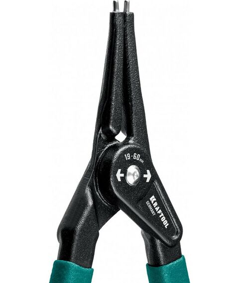 Демонтажный инструмент: Съемник стопорных колец KRAFTOOL 180 мм прямые губки, внешний [22812-3] фотографии