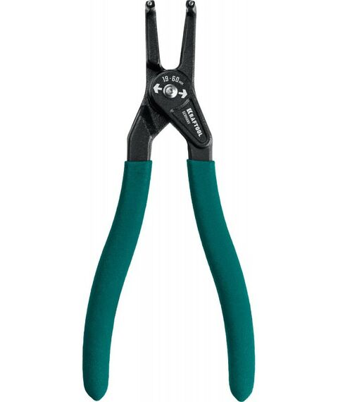 Демонтажный инструмент: Съемник стопорных колец KRAFTOOL 180 мм изогнутые губки, внешний [22812-4] фотографии