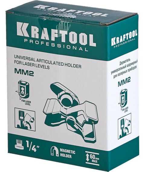 Штативы и штанги: Универсальный шарнирный держатель-клипса KRAFTOOL ММ2 [34704] фотографии