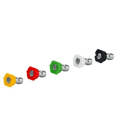 Принадлежности к мойкам: Комплект цветных насадок STEHER 75408-280-5 для пистолета G-280 PRO, 5 шт фотографии