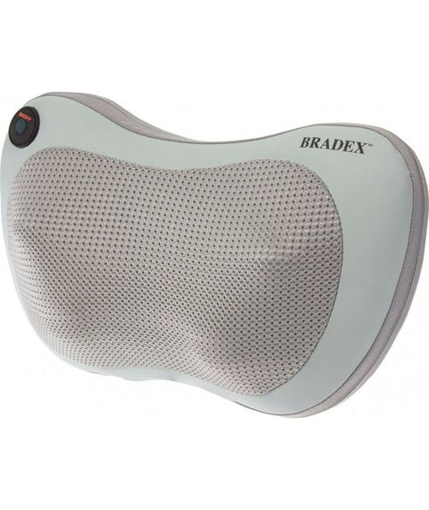 Массажеры: Массажная подушка Bradex KZ 0564 с подогревом и разминающим массажем Шиацу, серая фотографии