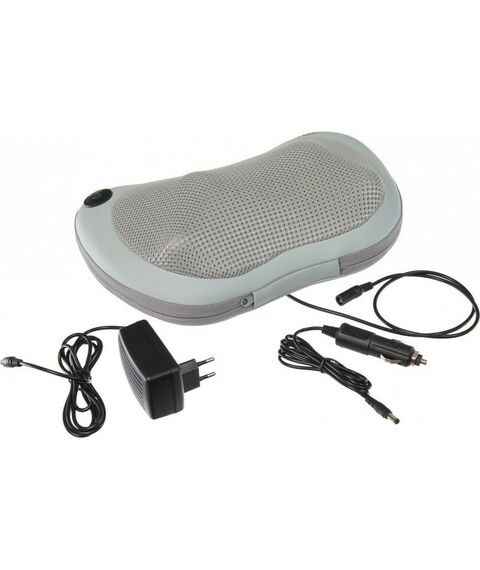 Массажеры: Массажная подушка Bradex KZ 0564 с подогревом и разминающим массажем Шиацу, серая фотографии