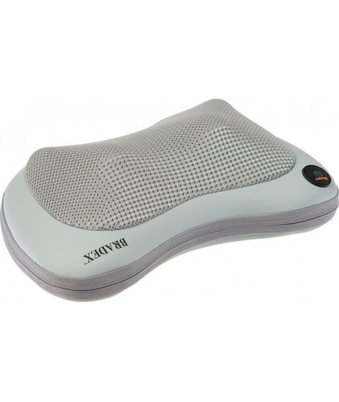 Массажеры: Массажная подушка Bradex KZ 0564 с подогревом и разминающим массажем Шиацу, серая фотографии