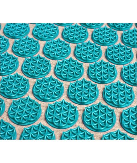 Массаж, спа, стоунтерапия: Набор акупунктурный Bradex Нирвана бежевый, бирюзовые шипы, премиум-серия [KZ 0712] фотографии