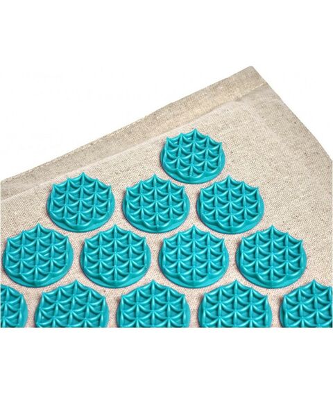 Массаж, спа, стоунтерапия: Набор акупунктурный Bradex Нирвана бежевый, бирюзовые шипы, премиум-серия [KZ 0712] фотографии