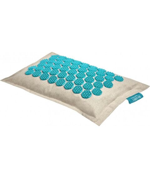 Массаж, спа, стоунтерапия: Набор акупунктурный Bradex Нирвана бежевый, бирюзовые шипы, премиум-серия [KZ 0712] фотографии