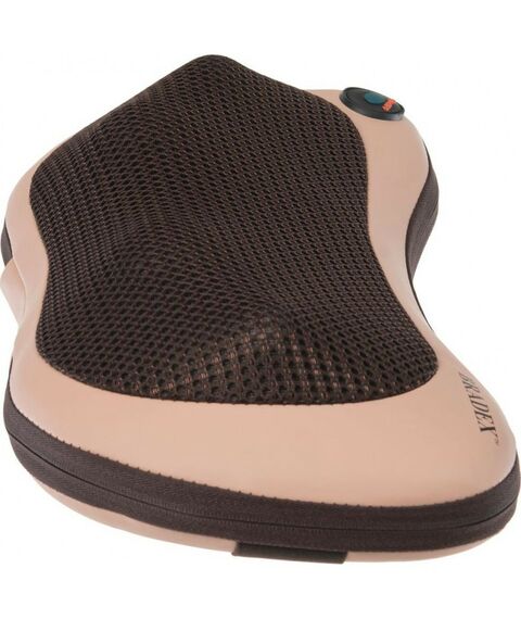 Массажеры: Массажная подушка с подогревом и разминающим массажем Bradex Шиацу бежевая [KZ 0573] фотографии