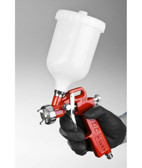 Пневмокраскопульты: Пневматический краскопульт с верхним бачком Зубр MS 200 1.3 мм [06455-1.3] фотографии