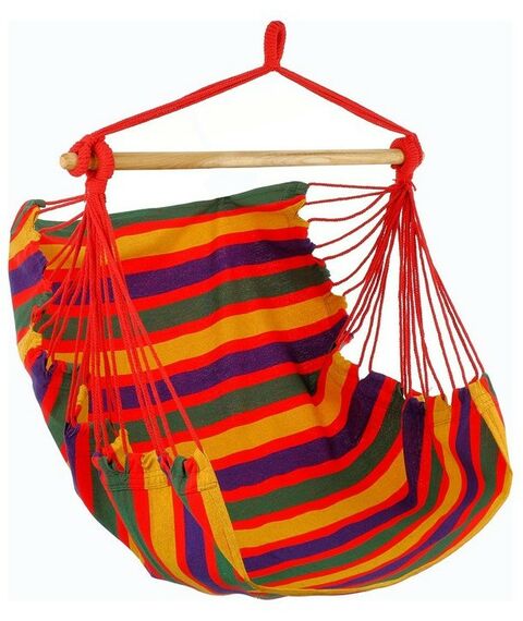 Подвесные кресла: Гамак-кресло со спинкой Maclay 100х150х130 см цвет МИКС фотографии