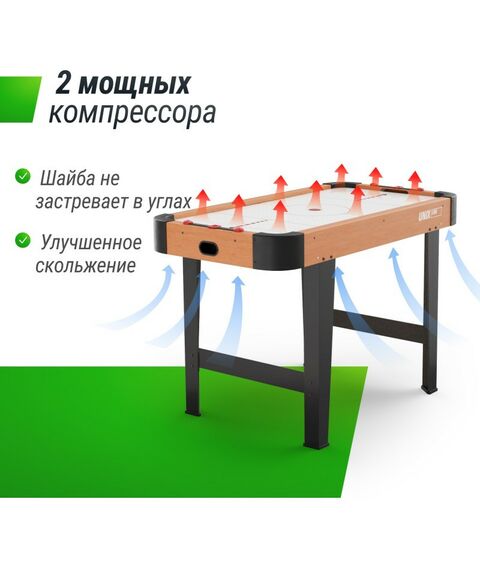 Аэрохоккей: Игровой стол UNIX line Аэрохоккей (125х65 cм) фотографии