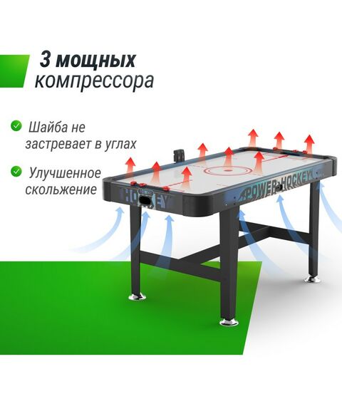 Аэрохоккей: Игровой стол UNIX line Аэрохоккей (155х76 cм) фотографии