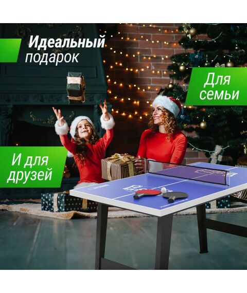 Настольный теннис: Игровой стол UNIX line Настольный теннис (121х68 cм) фотографии