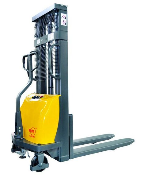 Штабелеры: Штабелер гидравлический с электроподъемом XILIN CDD15B-E (WET) 1.5 т, 1.6 м, с раздвижными вилами [1009593] фотографии