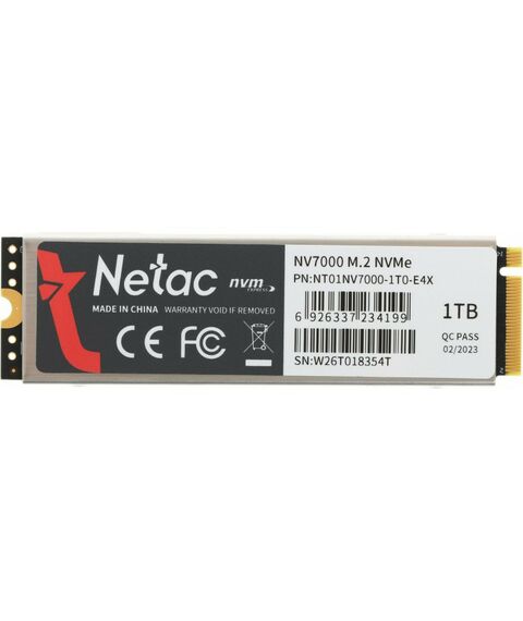 SSD-накопители: Накопитель SSD Netac 1 Tb NV7000 M.2 2280 M [NT01NV7000-1T0-E4X] фотографии
