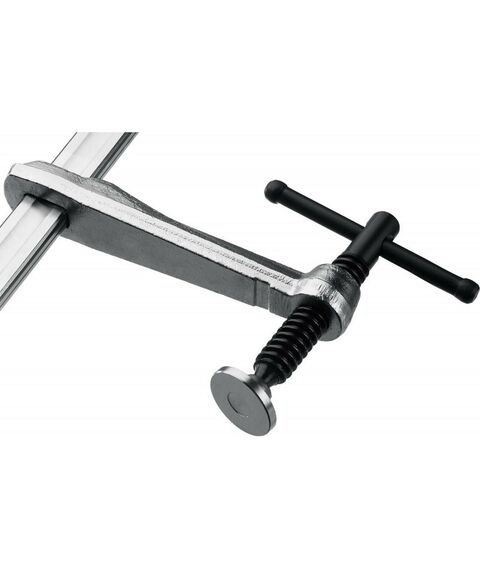 Тиски, струбцины, наковальни, верстаки: Цельнокованая струбцина Зубр Профессионал КС-500/120 F, 500 х 120 мм [32157-120-500] фотографии