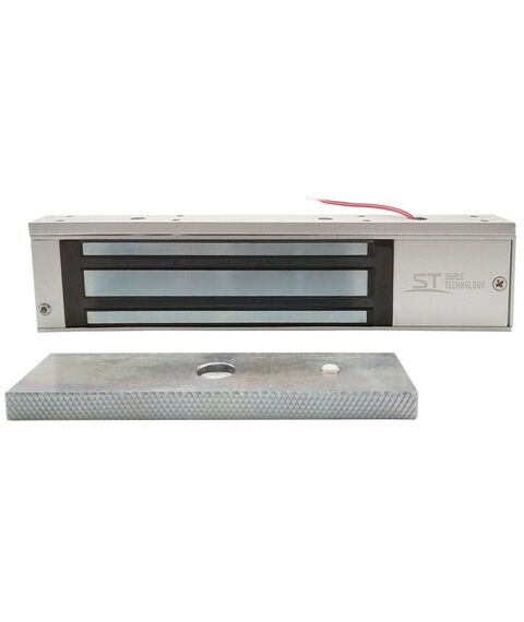 Замки: Замок электромагнитный ST ST-ML500-1 12-14В, сила удержания: 500кг, –40..+50°C фотографии