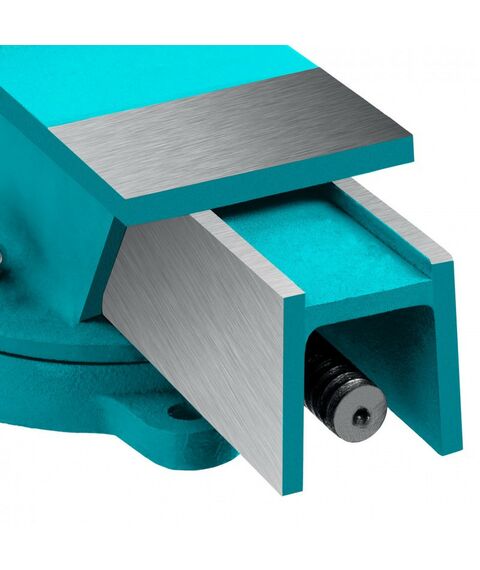 Тиски, струбцины, наковальни, верстаки: Стальные слесарные тиски СИБИН 150 мм [3244-150] фотографии