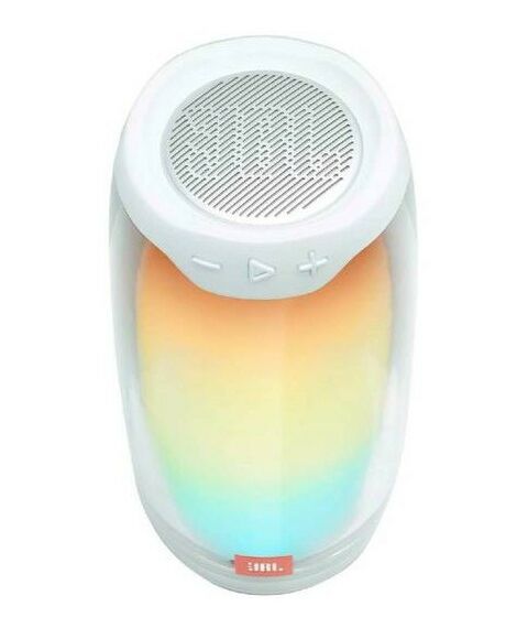Колонки: Портативная колонка JBL PULSE 4 White [JBLPULSE4WHTAM] фотографии