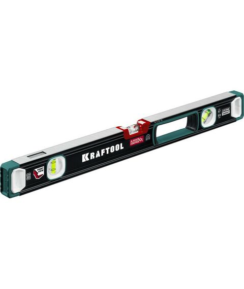 Строительные уровни: Сверхпрочный магнитный уровень KRAFTOOL A-RATE CONTROL 600 мм точность 0.3 мм/м, с зеркальным глазком [34988-60] фотографии