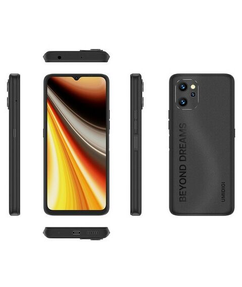 Смартфоны: Смартфон UMIDIGI Power 7 Max 6+128G Reef Gray Unisoc T610/48+8+5MP/16MP/NFC/4G/Android 11/10000 mAh/6.7" HD [C.POW7-A-J-192-B-Z01] фотографии