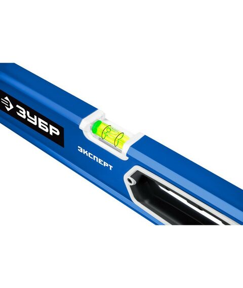 Строительные уровни: Уровень с усиленным профилем Зубр Профессионал ЭКСПЕРТ 1000 мм с зеркальным глазком [34570-100] фотографии