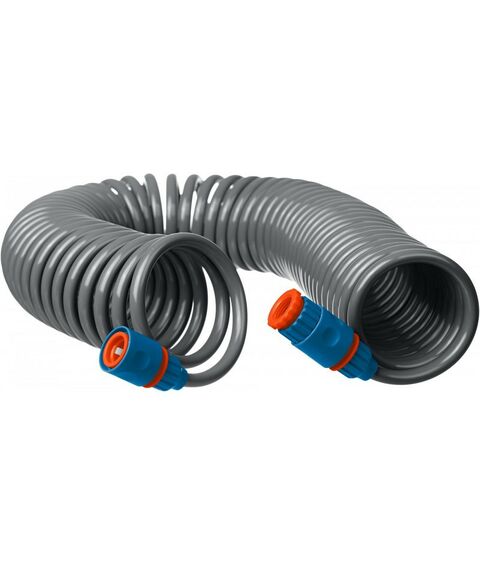 Шланги, системы водопровода и автополива: Спиральный шланг GRINDA PROLine 3/8" x 15 м пистолет-распылитель, адаптеры, поливочный набор [428495] фотографии