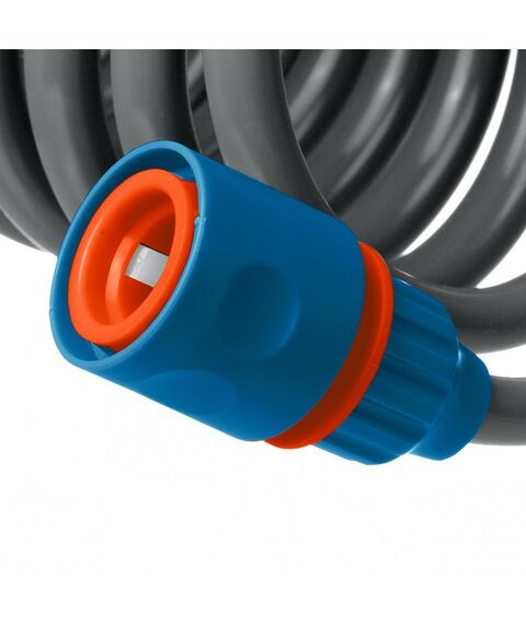 Шланги, системы водопровода и автополива: Спиральный шланг GRINDA PROLine 3/8" x 15 м пистолет-распылитель, адаптеры, поливочный набор [428495] фотографии