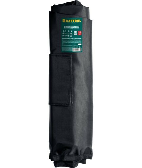 Наборы инструментов и ключи: Набор комбинированных гаечных ключей KRAFTOOL 12 шт 6 - 22 мм [27079-H12] фотографии