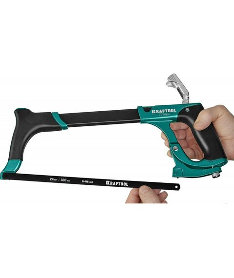 Столярно-слесарный инструмент: Ножовка по металлу KRAFTOOL Extrem [15802] фотографии