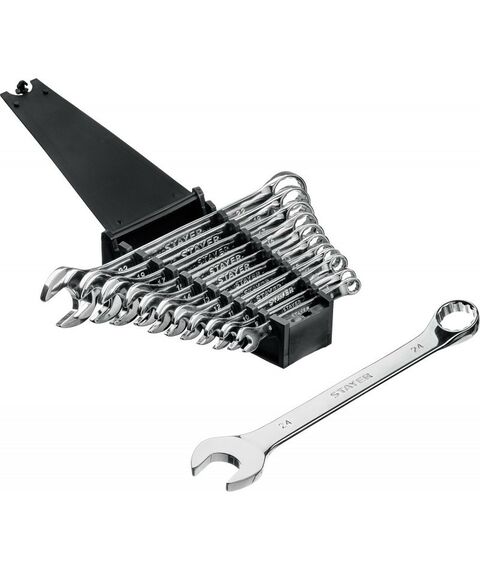 Наборы инструментов и ключи: Набор комбинированных гаечных ключей STAYER Professional HERCULES 12 шт 8 - 24 мм [27085-H12] фотографии