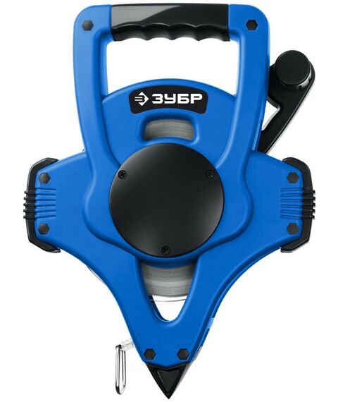 Рулетки, курвиметры: Геодезическая стальная мерная лента Зубр Профессионал 50 м [34170-50] фотографии