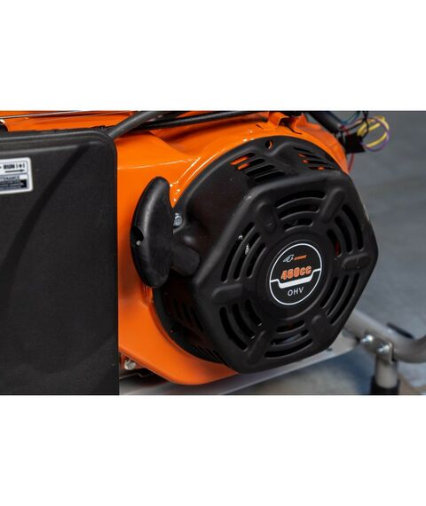 Электростанции: Генератор бензиновый TOR KM11000H 8,0 кВт 220В 33 л с кнопкой запуска и колесами [1011100] фотографии