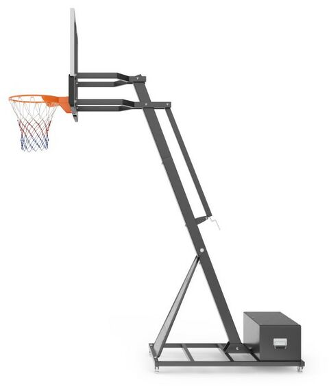 Баскетбол: Баскетбольная стойка UNIX line B-Stand-PC 54"x32" R45 H230-305 см фотографии