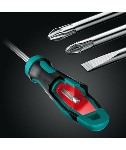 Наборы инструментов и ключи: Универсальный набор инструмента KRAFTOOL GRAND-152 152 предмета, 1/2"+1/4" [27978-H152] фотографии