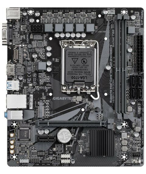 Материнские платы: Материнская плата GigaByte H610M H V3 DDR4 LGA1700 Intel H610 2xDDR4 mATX AC97 8ch(7.1) GbLAN+VGA фотографии