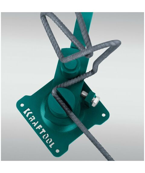 Станки для гибки и резки арматуры: Ручной станок для гибки арматуры на подшипнике KRAFTOOL 10 E острый гиб [23302] фотографии