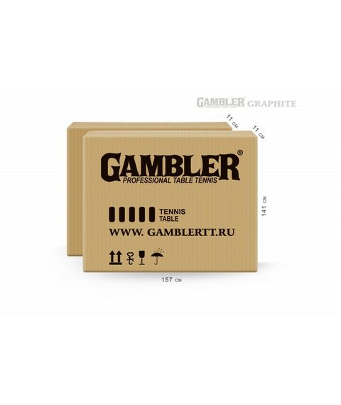 Настольный теннис: Стол теннисный GAMBLER GRAPHITE [GTS-9] фотографии