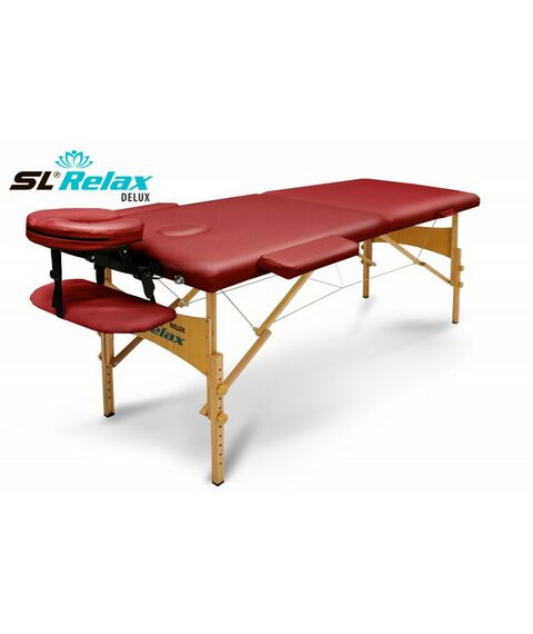Массажные столы: Массажный стол Start Line Relax Delux Красный [BM2523-1] фотографии