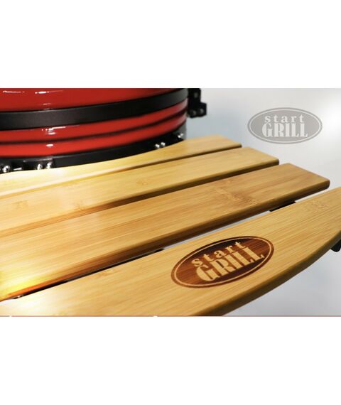 Все для пикника: Керамический гриль-барбекю Start Grill SG24R 24 дюйма, красный, 61 см фотографии