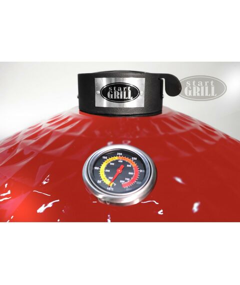 Все для пикника: Керамический гриль-барбекю Start Grill SG24R 24 дюйма, красный, 61 см фотографии