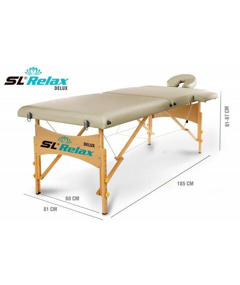 Массажные столы: Массажный стол Start Line Relax Delux Бежевый [BM2523-1BC] фотографии