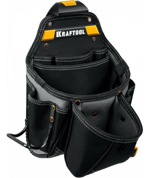 Ящики и сумки для инструмента: Пояс монтажника KRAFTOOL KBS-3 в комплекте: пояс монтажника, большая сумка, малая сумка [38762] фотографии