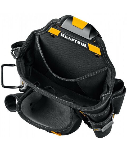 Ящики и сумки для инструмента: Поясная сумка KRAFTOOL KPB-20 с быстросъёмным креплением FastClip, плечевой ремень, 20 карманов и петель, 320 х 310 мм [38767] фотографии