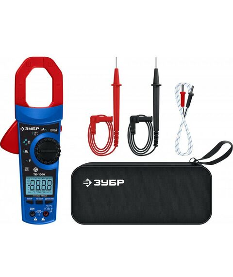 Измерительные клещи: Цифровые токовые клещи Зубр ТК-1000 [59824] фотографии