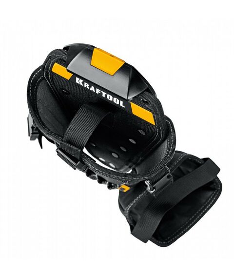 Ящики и сумки для инструмента: Кобура для шуруповерта KRAFTOOL KH-5 с дополнительным съёмным карманом, с быстросъёмным креплением FastClip, 5 отделений для свёрл и бит [38769] фотографии