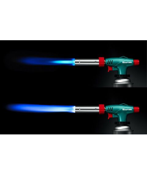 Паяльное оборудование: Газовая горелка на баллон KRAFTOOL KL-700 с пьезоподжигом, увеличенная мощность [55516] фотографии