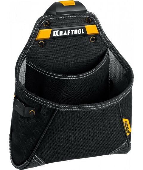 Ящики и сумки для инструмента: Поясная сумка KRAFTOOL KP-12 с быстросъёмным креплением FastClip, 12 карманов и петель, 260 х 340 мм [38774] фотографии