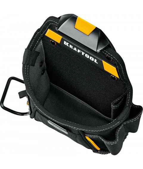 Ящики и сумки для инструмента: Поясная сумка KRAFTOOL KP-6 с быстросъёмным креплением FastClip, 6 карманов и петель, 240 х 250 мм [38775] фотографии