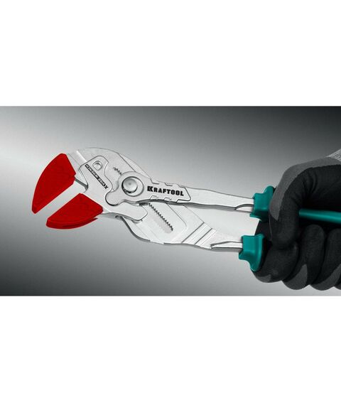 Столярно-слесарный инструмент: Клещи переставные-гаечный ключ KRAFTOOL VISE-WRENCH X 300 мм [22069] фотографии